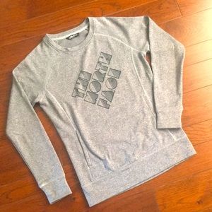 The North Face sweatshirt